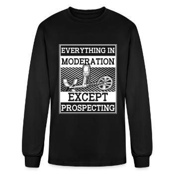 Prospecting - Men's Long Sleeve T-Shirt - black - Front
