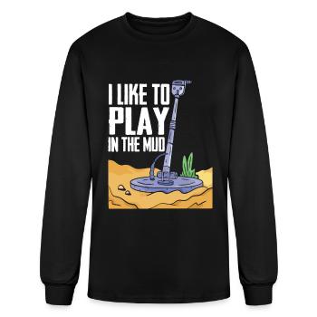 Prospecting - Men's Long Sleeve T-Shirt - black - Front