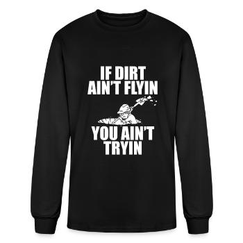 Prospecting - Men's Long Sleeve T-Shirt - black - Front