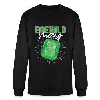 Prospecting - Men's Long Sleeve T-Shirt - black - Front