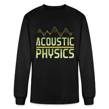 Physics Physicist Applied Physics - Men's Long Sleeve T-Shirt - black - Front