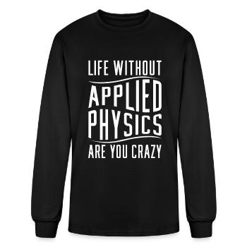 Physics Physicist Applied Physics - Men's Long Sleeve T-Shirt - black - Front
