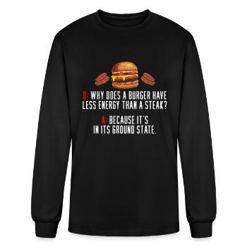 Physics Physicist Funny Applied Physics - Men's Long Sleeve T-Shirt - black - Front