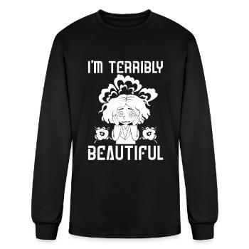 Physics Physicist Cute Nuclear Physics - Men's Long Sleeve T-Shirt - black - Front