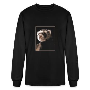 Ferret - Men's Long Sleeve T-Shirt - black - Front