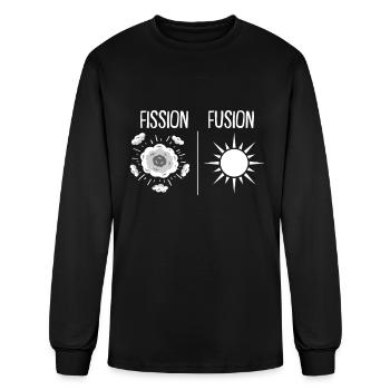 Physics Physicist Nuclear Physics - Men's Long Sleeve T-Shirt - black - Front