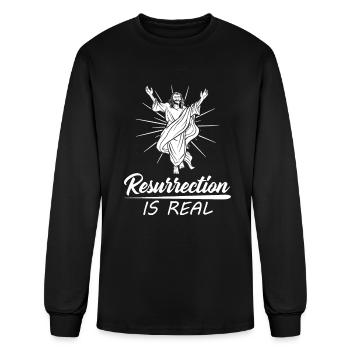 Christian Christianity Resurrection - Men's Long Sleeve T-Shirt - black - Front