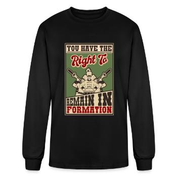 Marching Band Poster - Men's Long Sleeve T-Shirt - black - Front