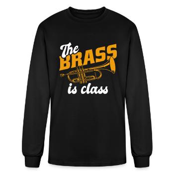 Marching Band Brass - Men's Long Sleeve T-Shirt - black - Front