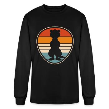 Ferret - Men's Long Sleeve T-Shirt - black - Front