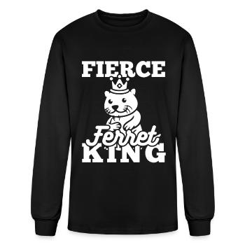 Ferret - Men's Long Sleeve T-Shirt - black - Front