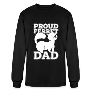 Ferret - Men's Long Sleeve T-Shirt - black - Front