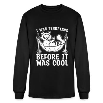 Ferret - Men's Long Sleeve T-Shirt - black - Front