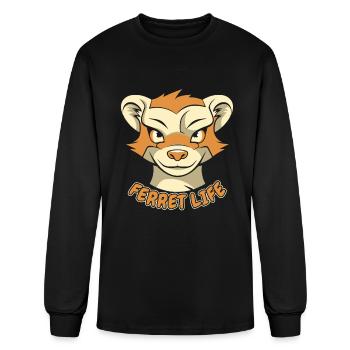 Ferret - Men's Long Sleeve T-Shirt - black - Front