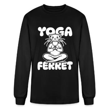 Ferret - Men's Long Sleeve T-Shirt - black - Front