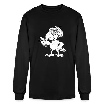Parrot - Men's Long Sleeve T-Shirt - black - Front