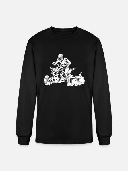 Quad Bike - Men's Long Sleeve T-Shirt - black