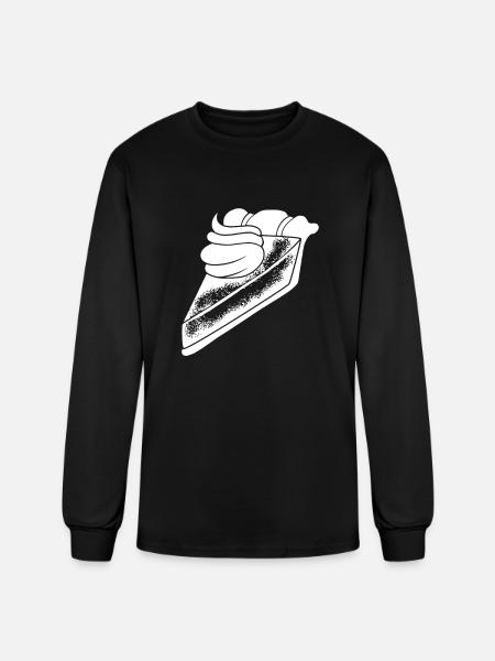 Thanksgiving Pie - Men's Long Sleeve T-Shirt - black