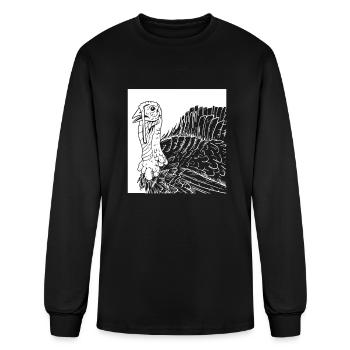 Thanksgiving Poster - Men's Long Sleeve T-Shirt - black - Front