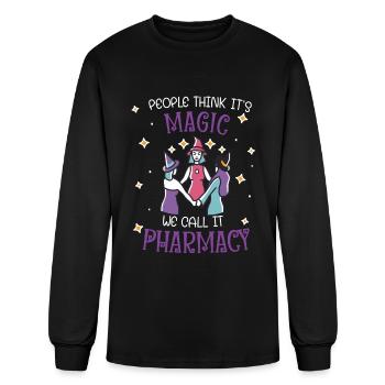 Pharmacy | Magic - Men's Long Sleeve T-Shirt - black - Front