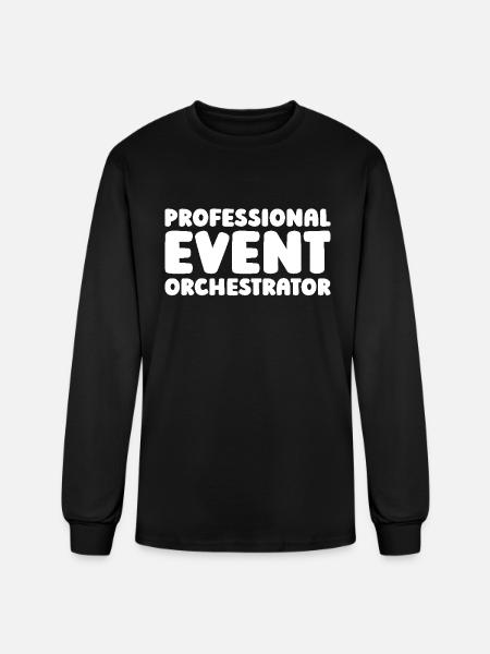 Event Planner - Men's Long Sleeve T-Shirt - black