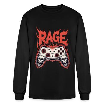 Gaming Rage - Men's Long Sleeve T-Shirt - black - Front
