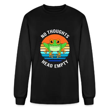 Amphibian Frogs Red Eyed Tree Frog - Men's Long Sleeve T-Shirt - black - Front