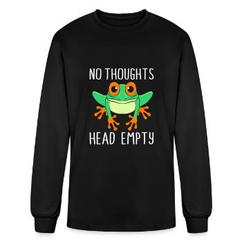Red Eyed Tree Frog Amphibian Frogs - Men's Long Sleeve T-Shirt - black - Front