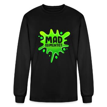 Slime Party Slimy Green - Men's Long Sleeve T-Shirt - black - Front