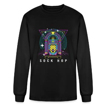 Dance Party Sock Hop - Men's Long Sleeve T-Shirt - black - Front