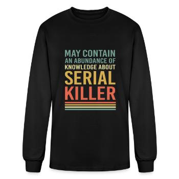 True Crime Serial Killer Cops - Men's Long Sleeve T-Shirt - black - Front