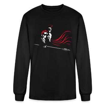 Spartan - Men's Long Sleeve T-Shirt - black - Front