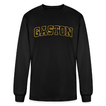 Gaston - Men's Long Sleeve T-Shirt - black - Front