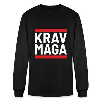 Krav Maga, Kravmaga, Self Defense Gift Idea - Men's Long Sleeve T-Shirt - black - Front