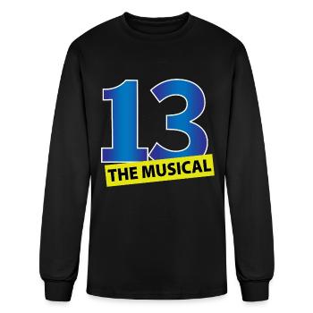 Evan Goldman 13 The Musical Logo T-Shirt - Men's Long Sleeve T-Shirt - black - Front