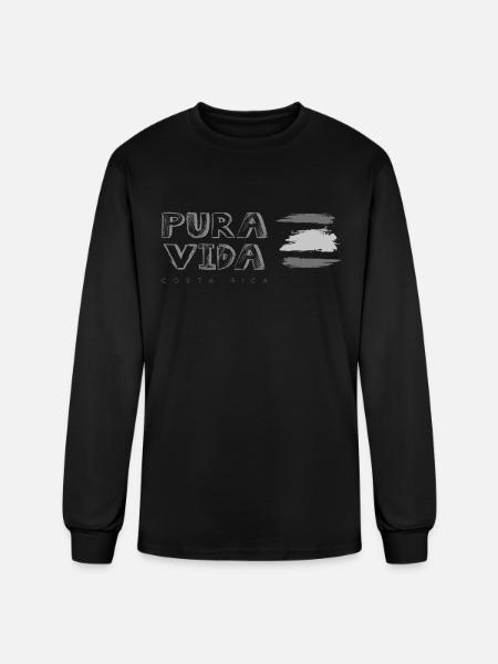 Pura Vida Mono - Men's Long Sleeve T-Shirt - black