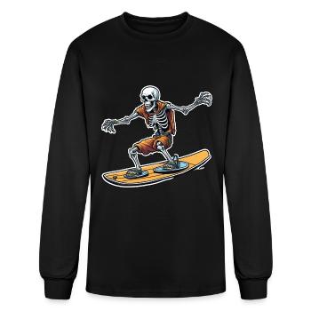 WATER SKIING - Men's Long Sleeve T-Shirt - black - Front