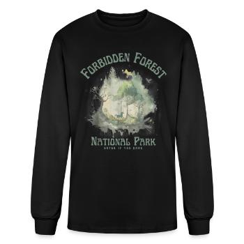 Visit The Forbidden Forest National Park Hiking - Men's Long Sleeve T-Shirt - black - Front