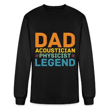 Physics Physicist - Men's Long Sleeve T-Shirt - black - Front