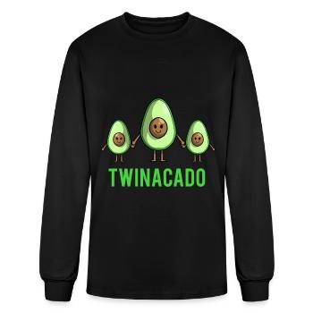 Twin Mom - Men's Long Sleeve T-Shirt - black - Front