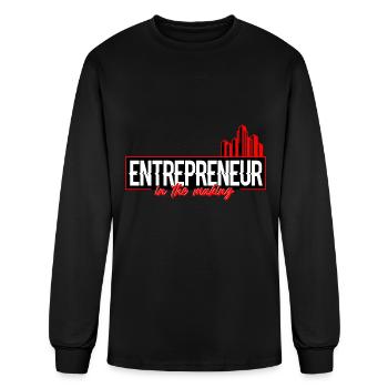 Entrepreneur In The Making - Men's Long Sleeve T-Shirt - black - Front