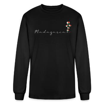 Madagascar - Men's Long Sleeve T-Shirt - black - Front