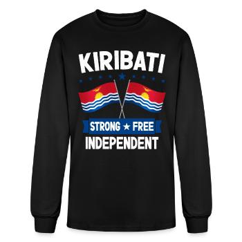 Kiribati - Men's Long Sleeve T-Shirt - black - Front