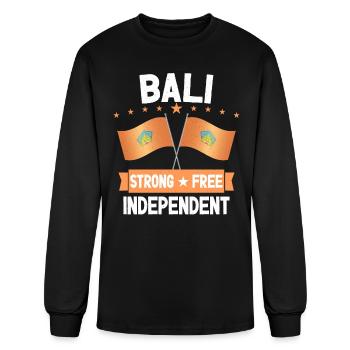 Bali - Men's Long Sleeve T-Shirt - black - Front