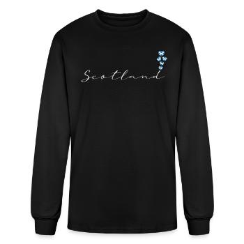 Ecosse - T-shirt à manches longues Homme - noir - Devant