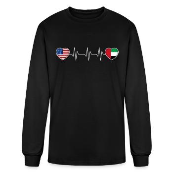 United Arab Emirates - Men's Long Sleeve T-Shirt - black - Front