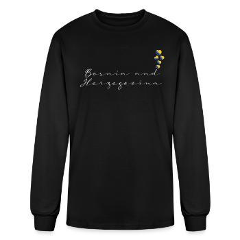 Bosnia and Herzegovina - Men's Long Sleeve T-Shirt - black - Front
