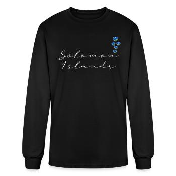 Solomon Islands - Men's Long Sleeve T-Shirt - black - Front