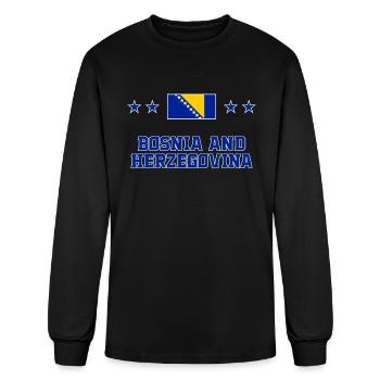 Bosnia and Herzegovina - Men's Long Sleeve T-Shirt - black - Front