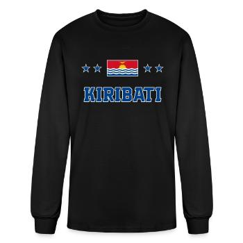 Kiribati - Men's Long Sleeve T-Shirt - black - Front
